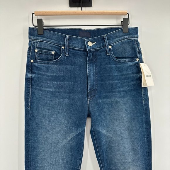 Mother The Insider Crop Step Fray Jean In The Royal Treatment - Picture 5 of 12